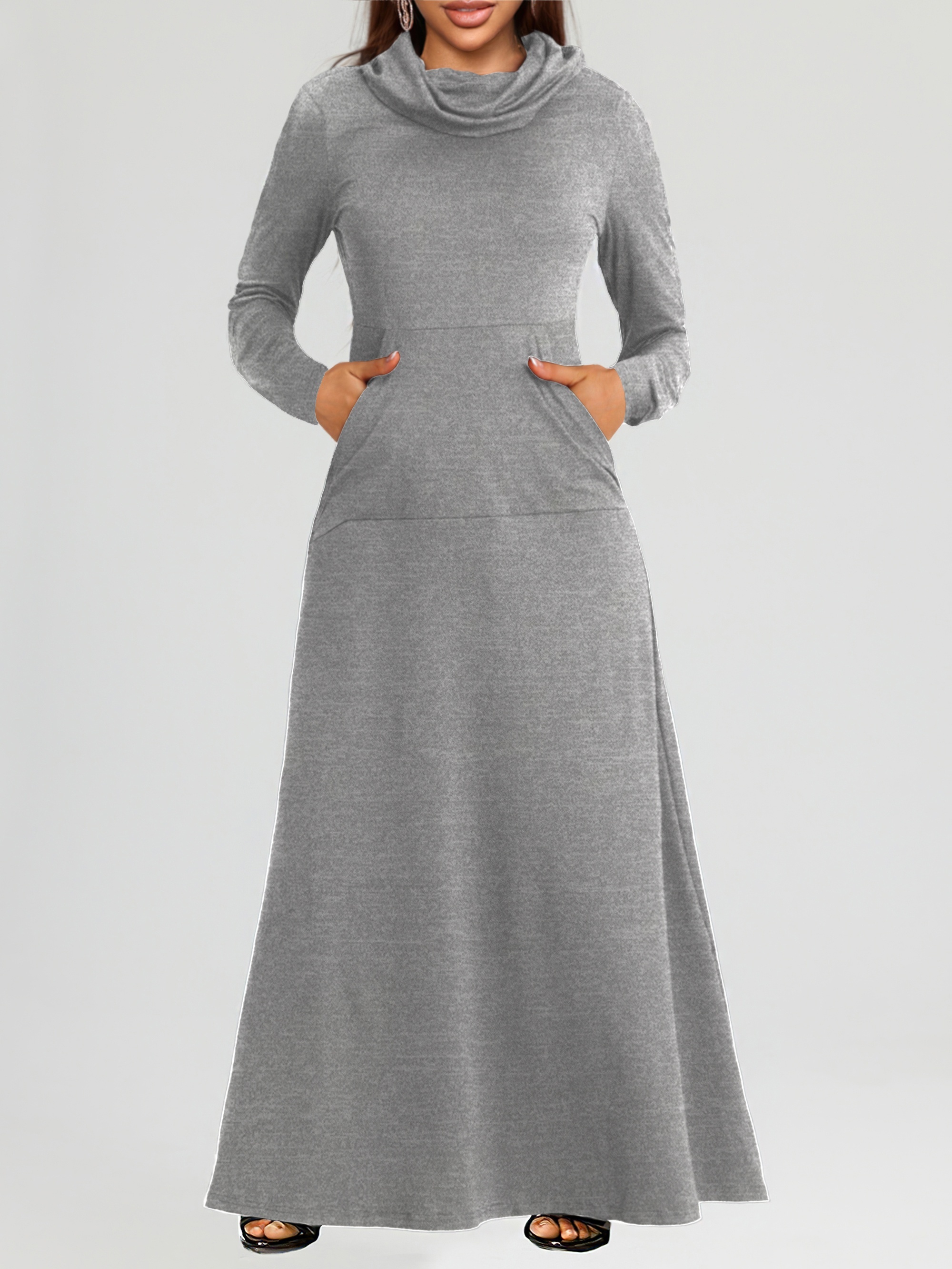 slim fit dress slacks Long Sweatshirt Dress GABRIELLE