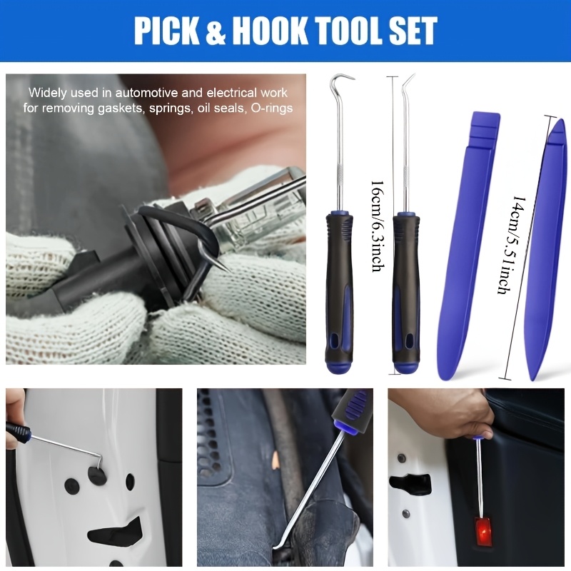 TEMU Hook And Disassembly Tool Set | Automotive Removal Tools, Hand Tools, Automotive Disassembly Accessories