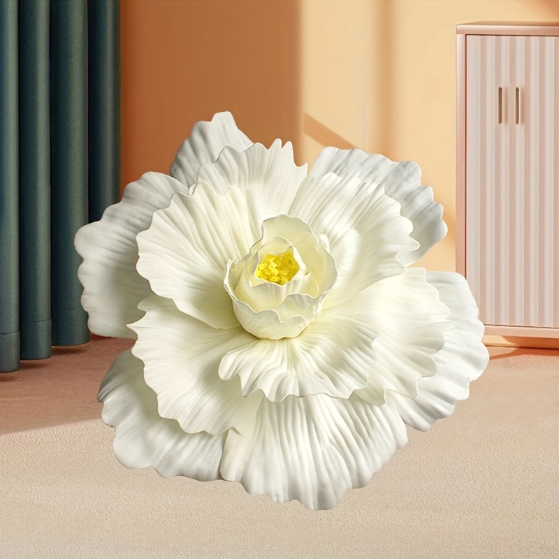 Image of 1 Large Artificial Rose- An Elegant Floral Decoration Suitable For Weddings, Home Decor, Diy Crafts, Bouquet Accessories, Valentine's Day, Weddings, Birthdays, And