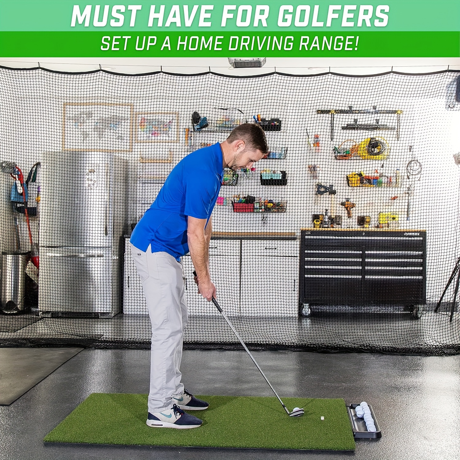 Golf Practice Net for Backyard Use