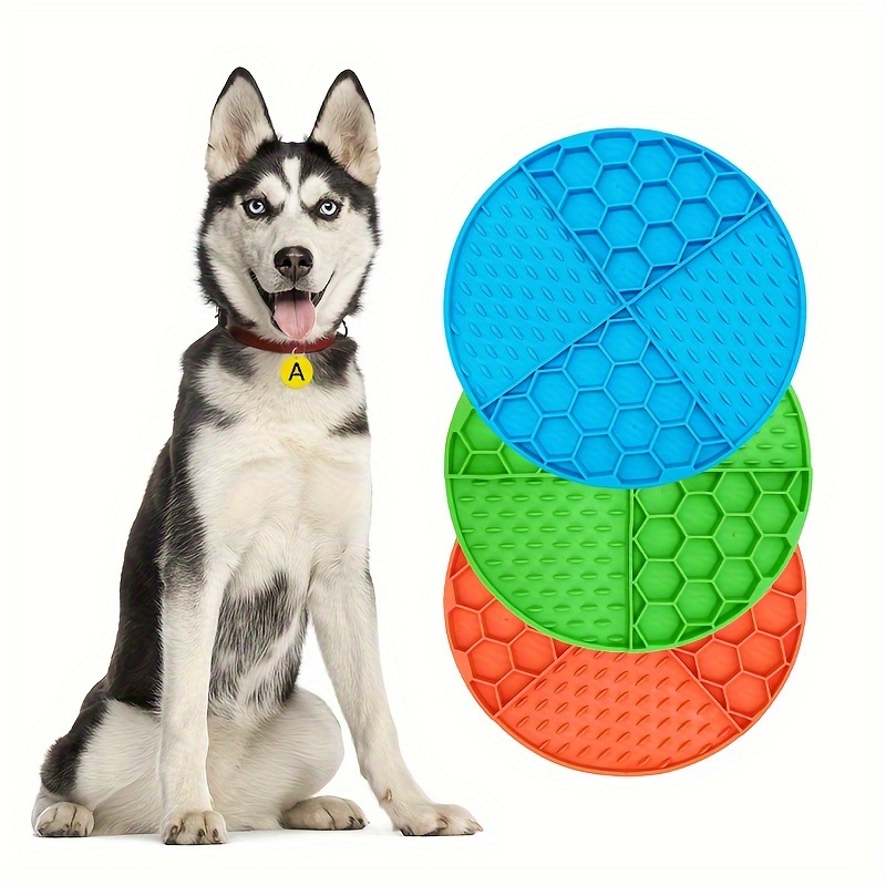 

1pc Pet Placemat, Silicone Dog Licking Pad Puzzle Food Mat For Dog & Cat Slow Feeding & Boredom Relief #king's Day