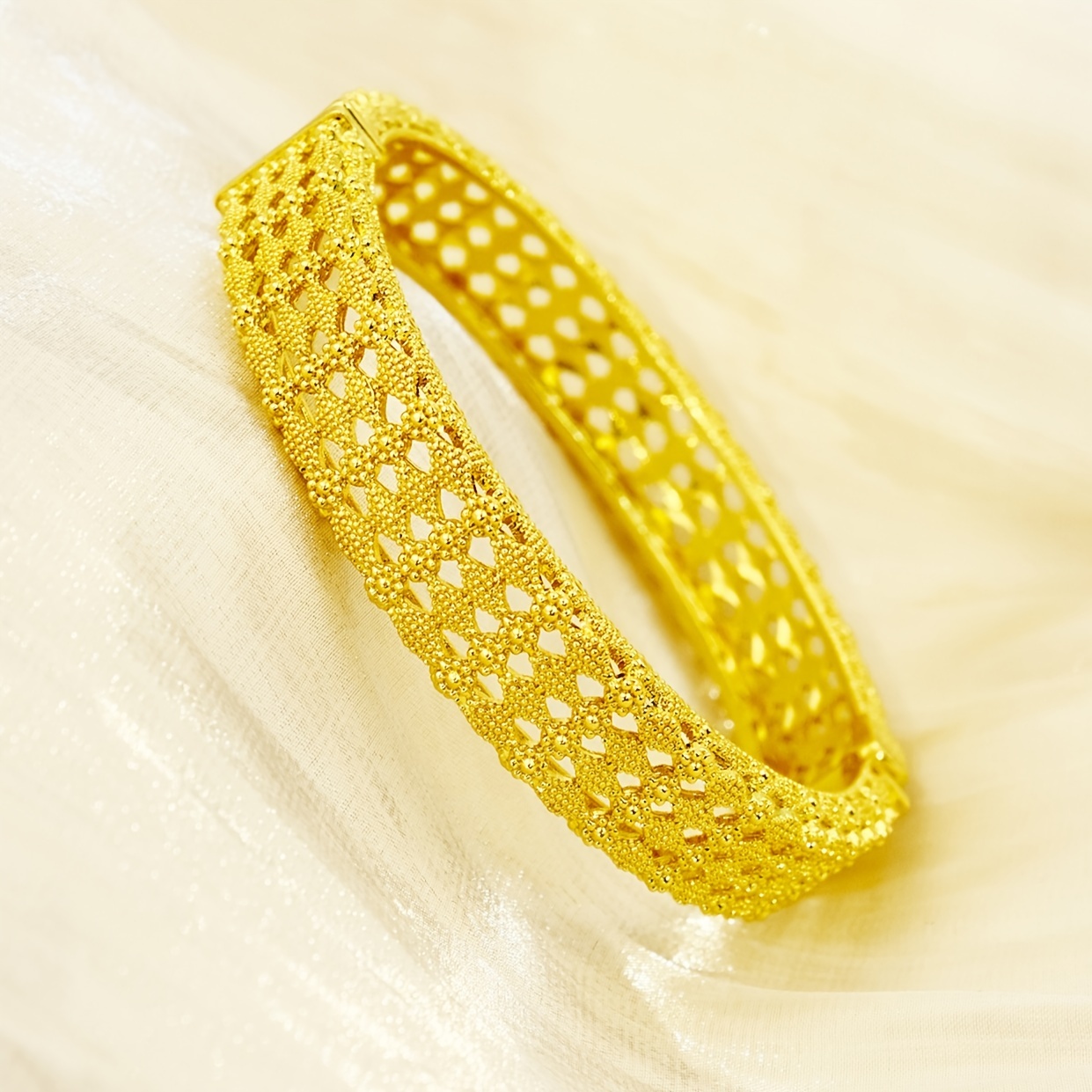 Gold store beads bangles