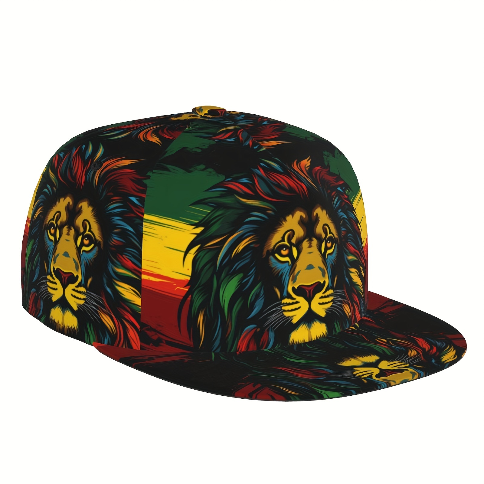 

1pc Wkhrsyt Polyester Baseball Cap, Sporty Reggae , Lightweight Snapback Hat For Running & Outdoor Activities, Hand Washable