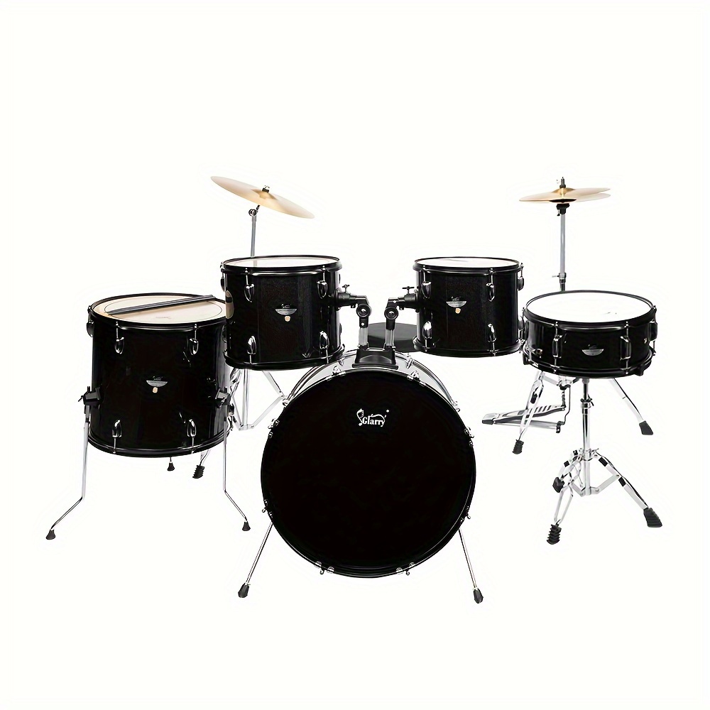 Full Size na Pang-adultong Drum Set Black BassFull Size na Pang-adultong Drum Set Black Bass  