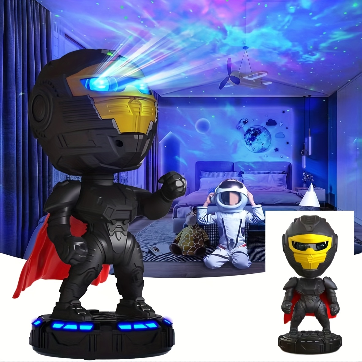 

1 Robot Lamp - A Romantic Bedroom, Brilliance To Holidays, Camping , And Parties - A Gift Suitable For All , A Plug-in Night Light, Christmas, Halloween, And Birthday Gifts