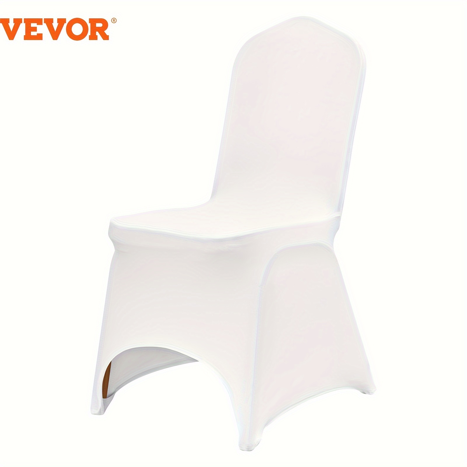 

Vevor 50 Pcs White Chair Covers Polyester Spandex Chair Cover Stretch Slipcovers For Wedding Party Dining Banquet Chair Decoration Covers