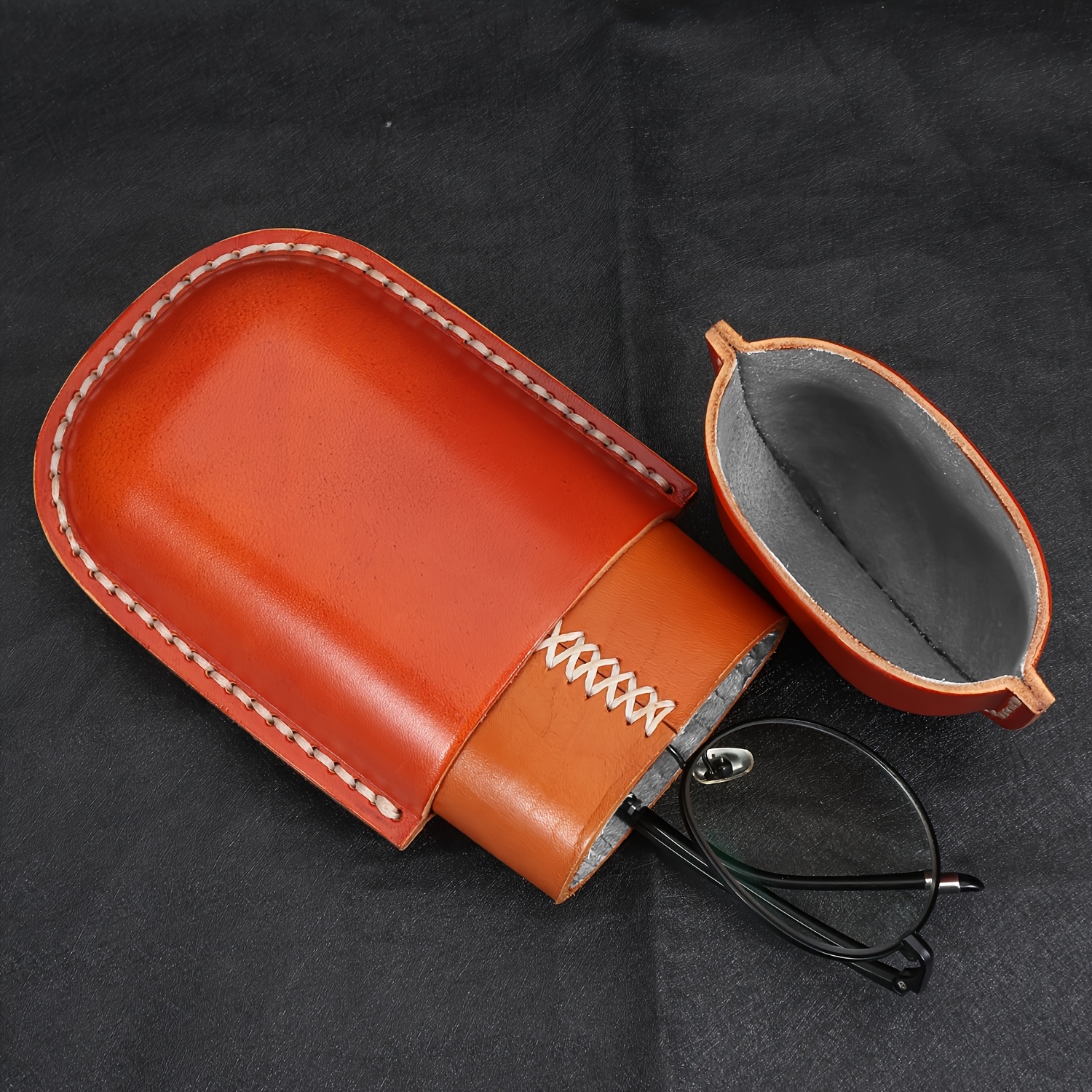 

Retro High-end Creative Portable Capsule Glasses Case Anti-pressure Storage For Glasses Hard Case