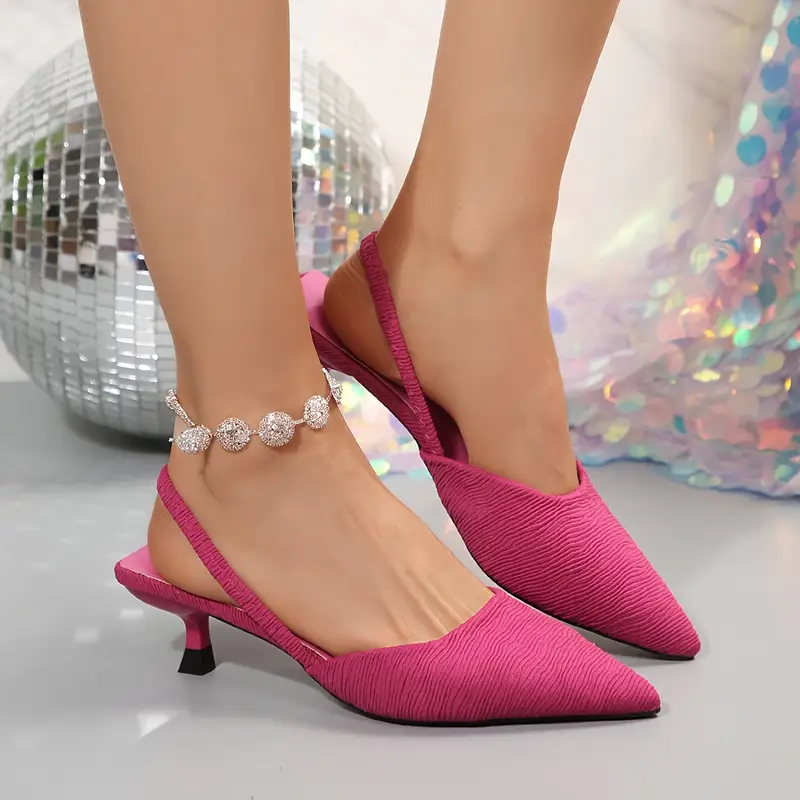 elegant womens pointed toe kitten heel pumps mint green - Temu Mexico elegant womens pointed toe kitten heel pumps mint green - Temu Mexico