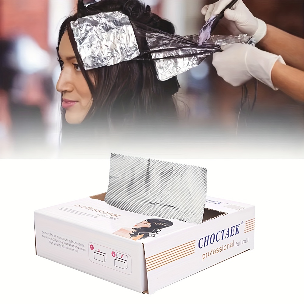 

200 Sheets/box Hair Dye Tin Foil, Used To Highlight Hair, , Hair Dye Silvery Aluminum Foil, Hair