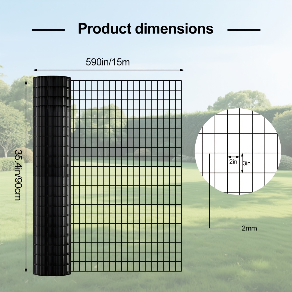 Image of Multi-functional Anti-rust Wire Mesh, Used For Pet And Poultry Enclosures, Garden Partitions, Chicken Coop Fencing, Long, Multiple Easy To Cut