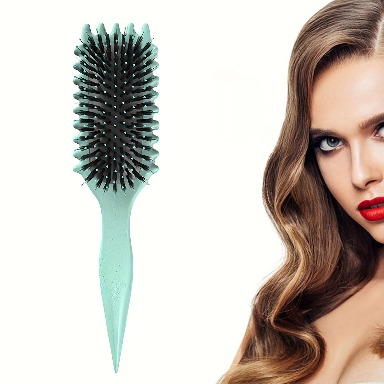 

1pc Curly Hair Brush, Pointed Curly Hair Definition Styling Brush, Curly Hair Bundle Brush, For Detangling And Shaping Curly Hair For Men And Women, To Reduce Lifting And Curly Hair Separation