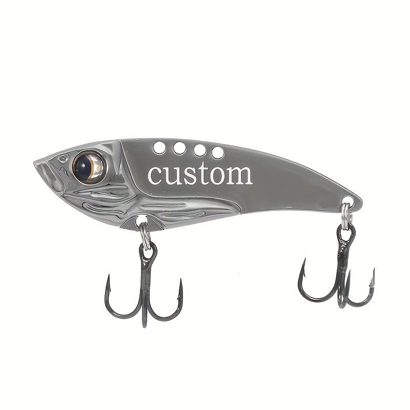 TEMU Laser-engraved Metal Fishing Hook, Personalized Fishing Gift Lure For Father's Day, Anniversary Gift For Dad, Uncle, Husband, Unique Gift For