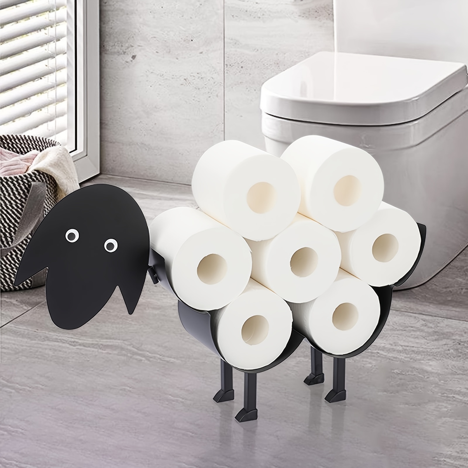 Amazon.co.jp: 収納付き トイレットペーパーホルダー 差し込む