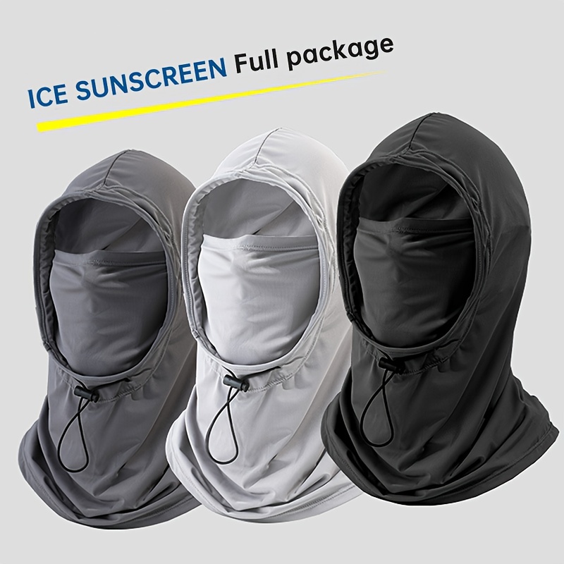

Uv Protection Summer Cooling Fresh Hat, Ice Silky Breathable Balaclava Hat For Summer Outdoor Sports