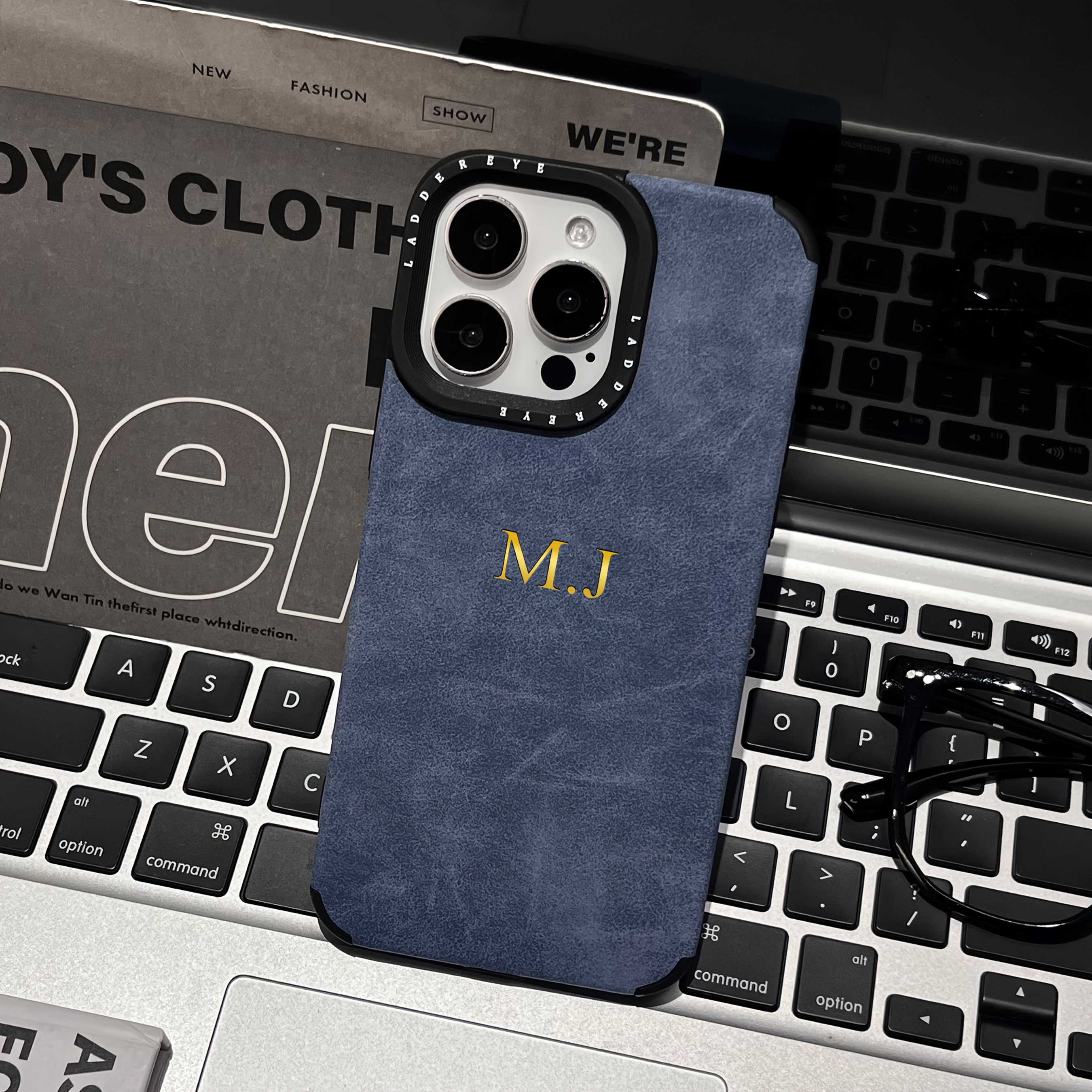 Personalized Custom Initial Name Phone Case for Iphone Models 16, 15, 14, 13, 12, And 11 Pro Max, Featuring a Luxurious Suede Faux Leather Soft Back Cover, Ideal for 3D DIY Engraved Letters, Perfect As Birthday And Festival - Image 12
