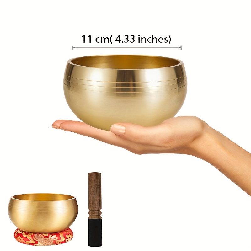 TEMU This Singing Bowl Of Copper And Is Designed For Tibetan Chakra Yoga And Meditation. It Sound, Making It Perfect For Yoga, Meditation, And