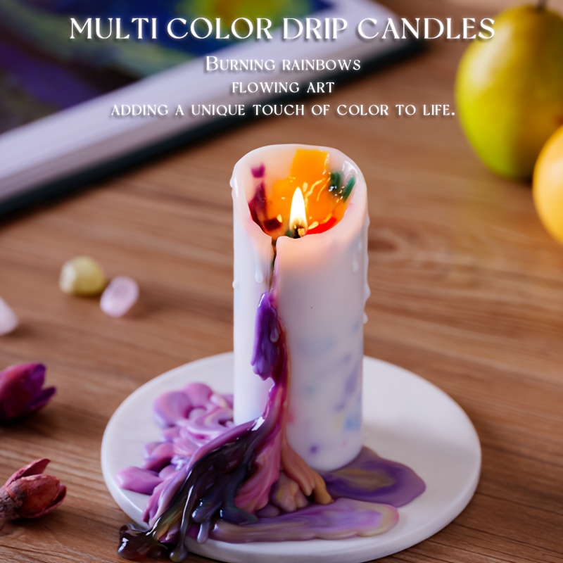 4 velas en forma de flor, bonitas velas estéticas, velas perfumadas sin  humo, velas decorativas delicadas para decoración del hogar, velas de  flores