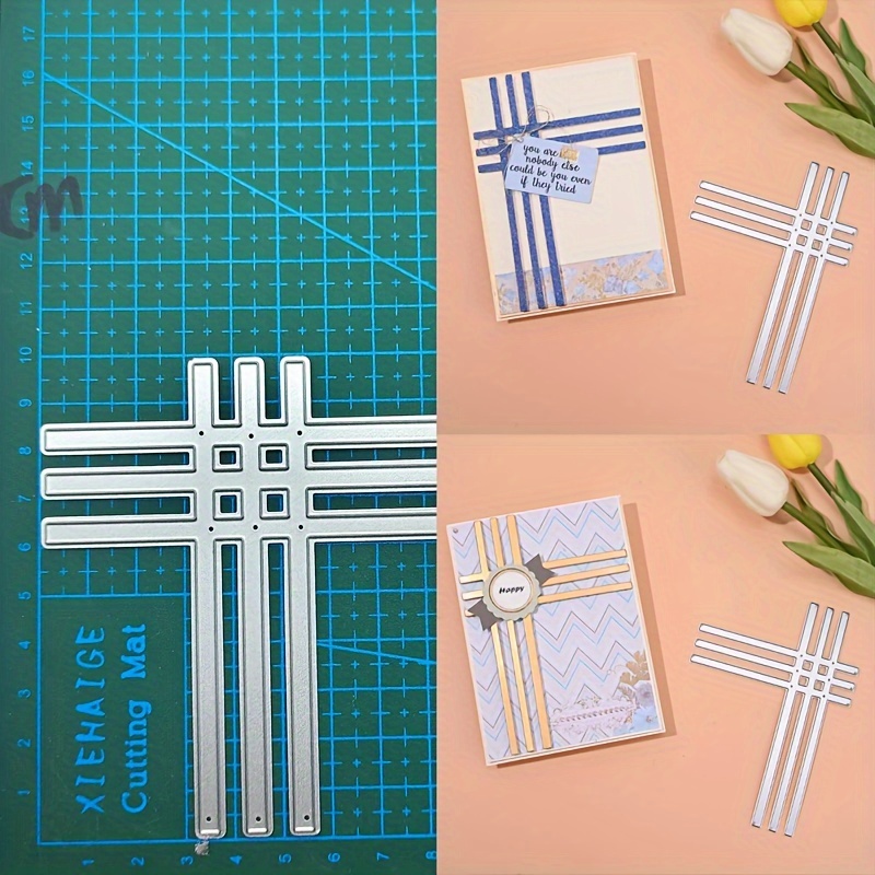 

1pc Script et Symbole Numérique Matrices de Découpe en Métal pour Cartes de Vœux DIY et Scrapbooking - Gris Argenté