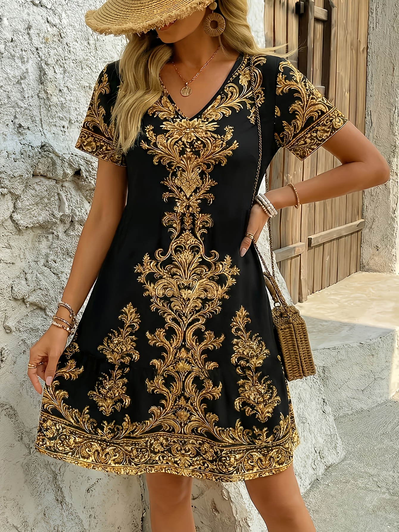 black alexis dress Versaille Hidden zip at side My Actual Bust is:62