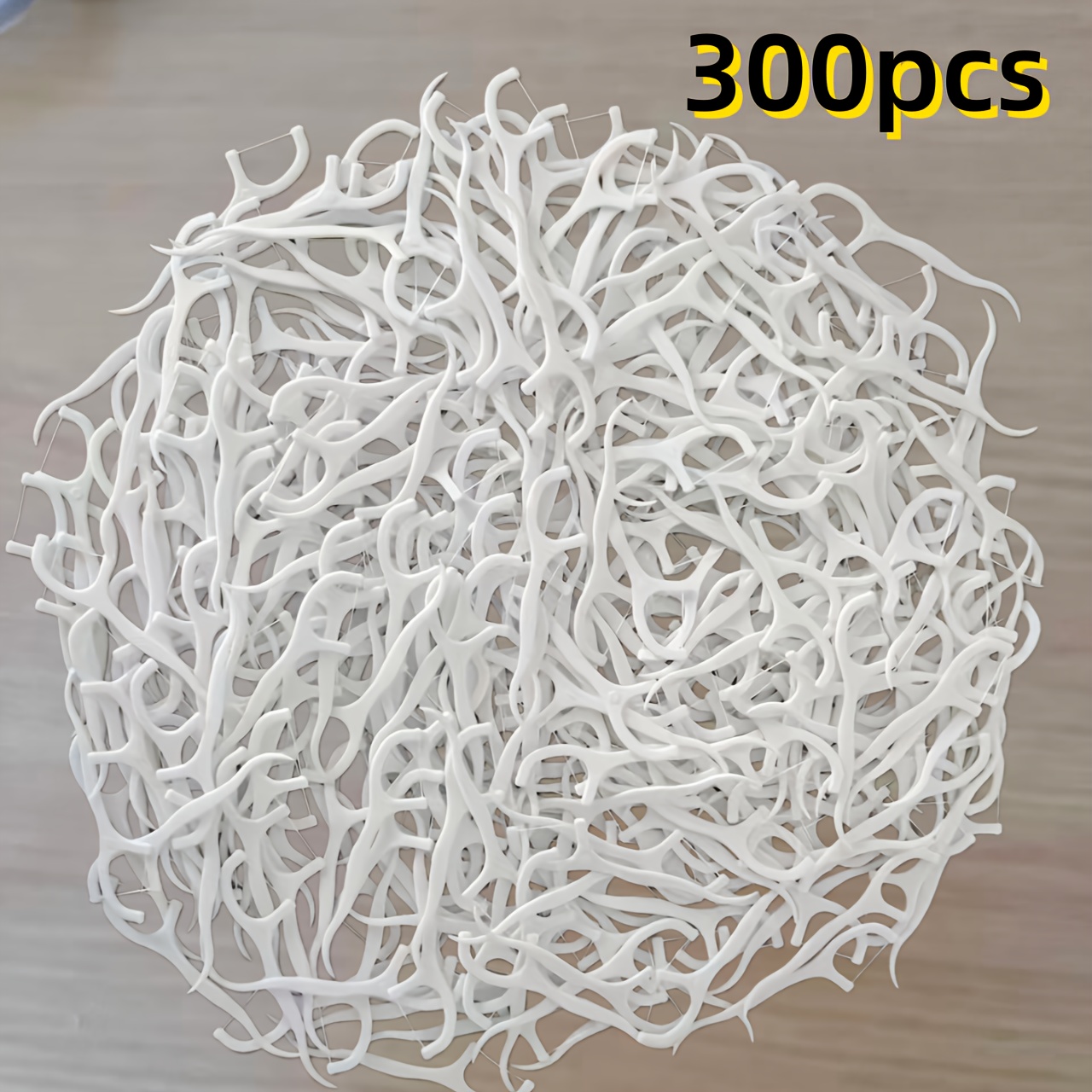Image of 300 Healthy Floss Stick Set-deep Cleaning, Portable Disposable Daily Oral Care, Travel-friendly Original Stick, Tooth Cleaning Tool