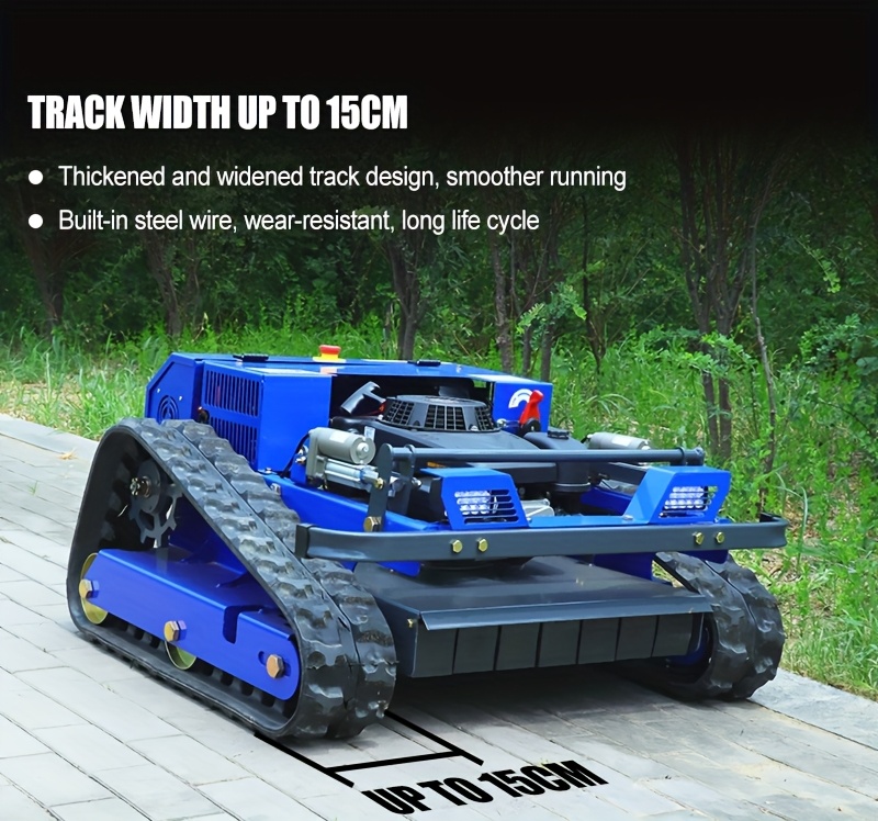 remote controlled lawn mower snow pusher all terrain self propelled robotic lawn mower outdoor tools garden tools suitable for lawn trimming in       used for winter   ce and epa certified free shipping Product details 3