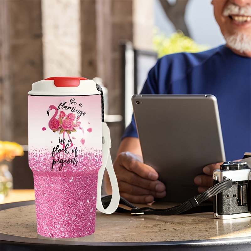 1pc Vaso Térmico de Acero Inoxidable de 20oz con Pared Aislante, Libre  de BPA, Reutilizable, Solo a Contenedor de Bebidas Mul