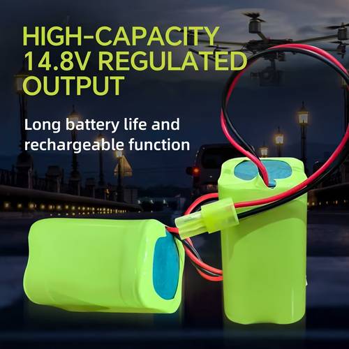 high capacity 2600mah 18650 pack 14 8v 3c with connector compatible with rc cars boats hobby cars medium power devices lithium
