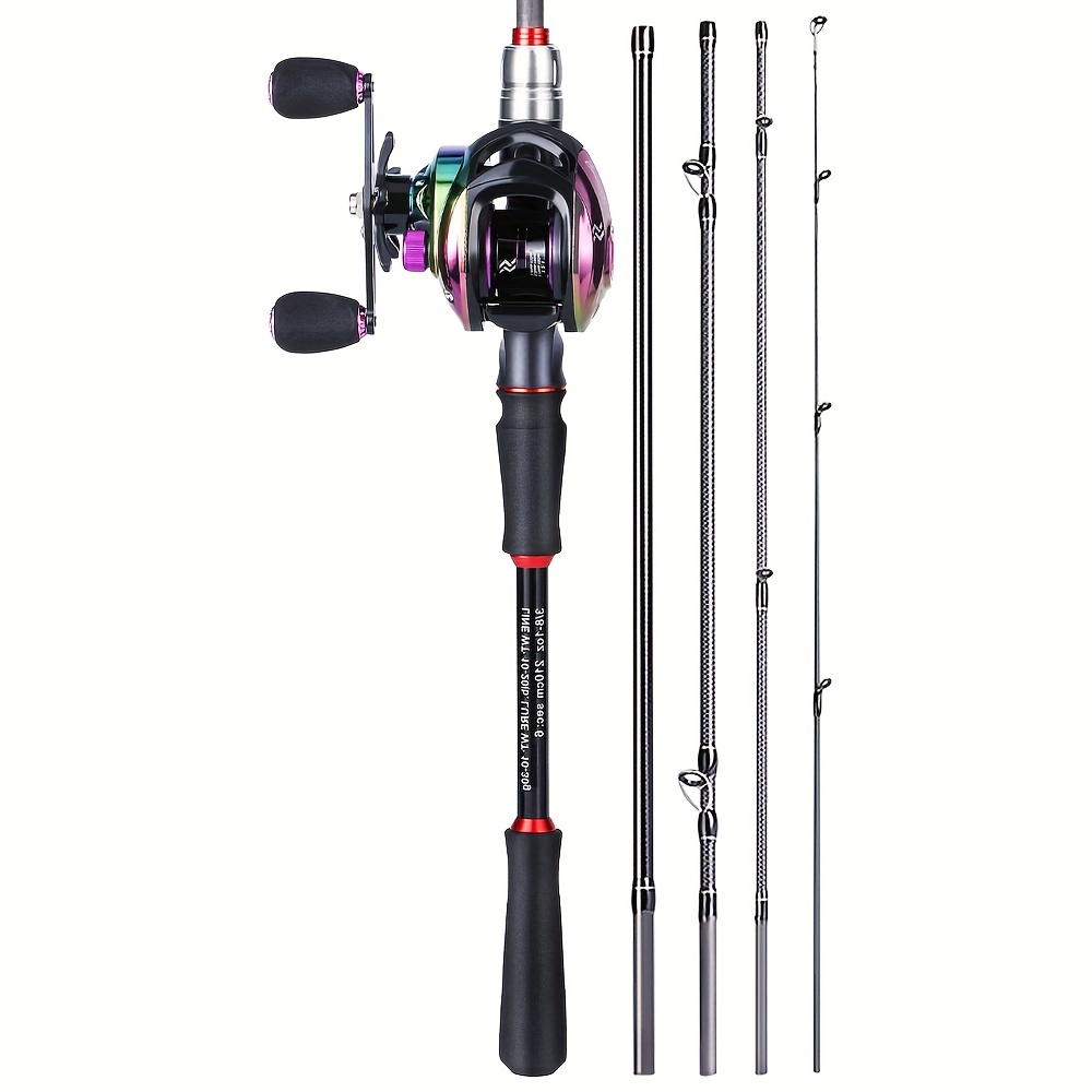 Sougayilang Fishing Rod Reel Combo Portable Casting Fishing - Temu