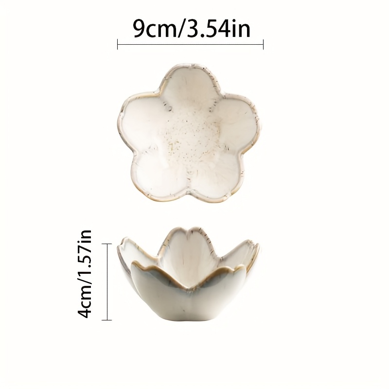 E-shop Schmuckablage aus keramischer Blumenmuster, Schmuck-Organizer im neuen Stil, multifunktionale Desktop-Aufbewahrungsablage, dekorative Ablage,