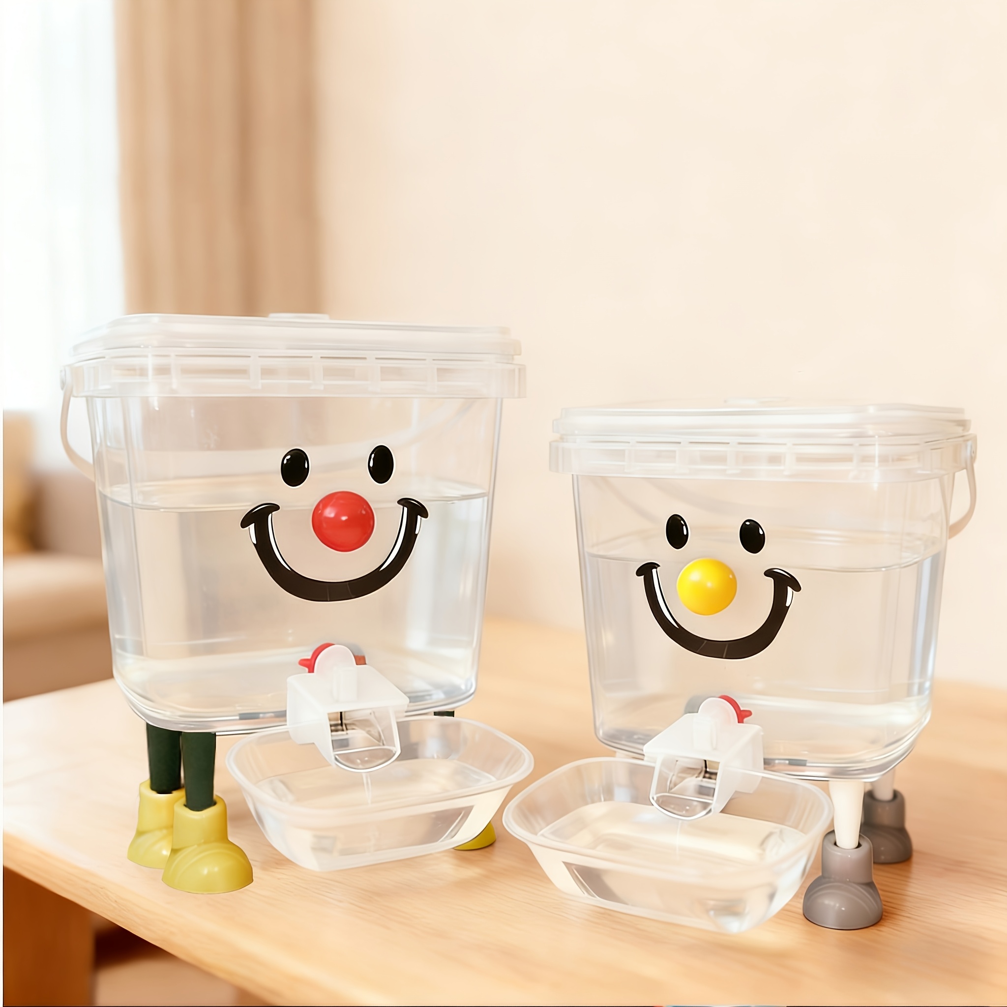 Automatic Pet Water Dispenser with a 3-Liter Capacity, No Batteries Or Power Required, Easy to Clean And Moisture-Resistant, Suitable for Indoor And Outdoor Use, Inspired by Dopamine Design, The Perfect Choice for Pet Lovers