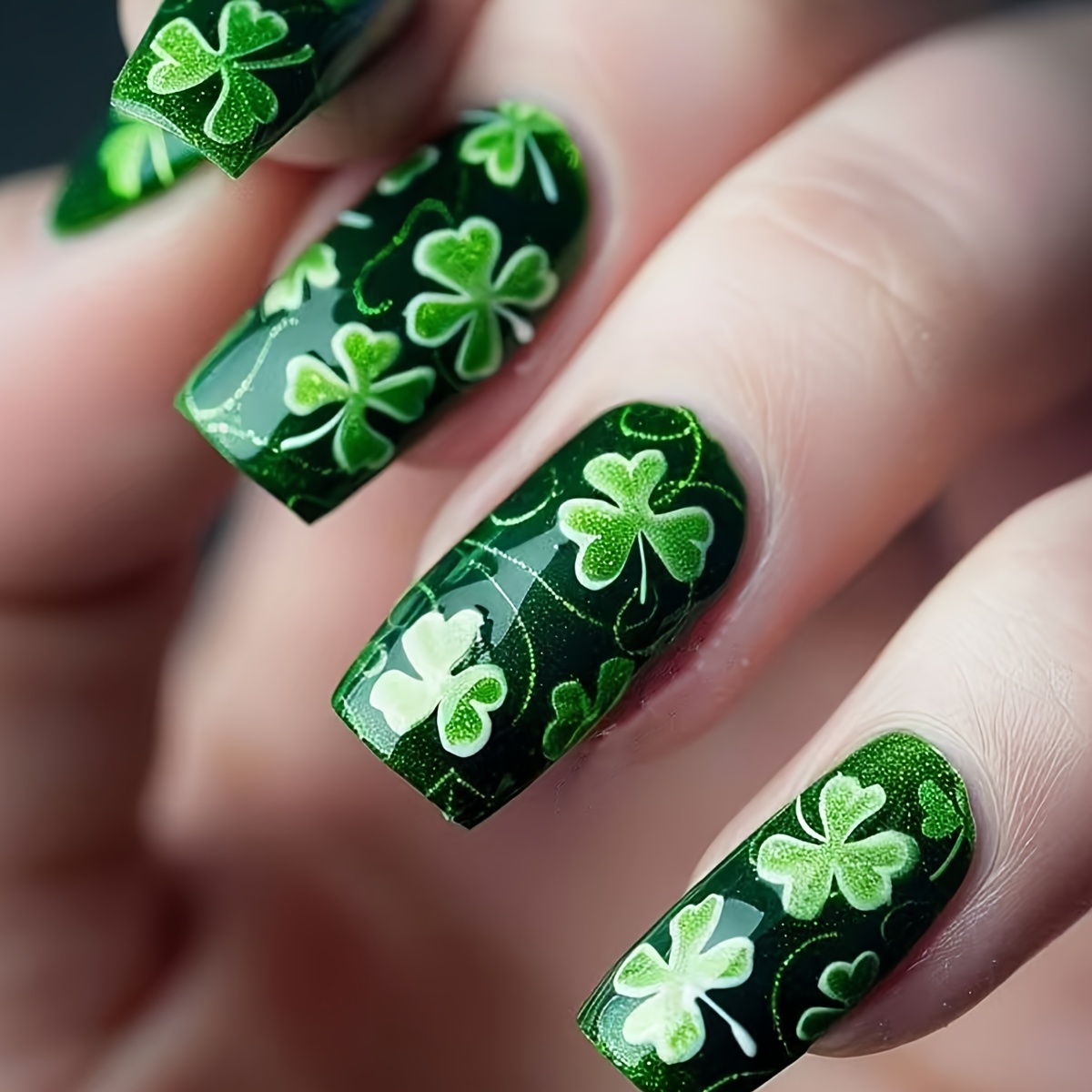 

Short Fake Nails With And , Elegant Press-on Nails In Shape, Featuring 24 Cool Nail Stickers Suitable For Parties And .