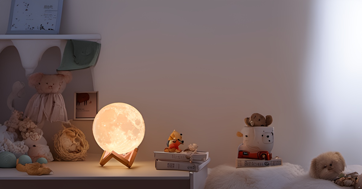 A Single Smart Remote-Controlled Moon Lamp with 128 Colors, a Small Light, Perfect As a Birthday Gift, Bedside Lamp, LED Light, USB Lamp, Decorative Item, Bedroom Light, Room Decoration Light, And a Creative Gift for Birthdays And Valentine'S Day.