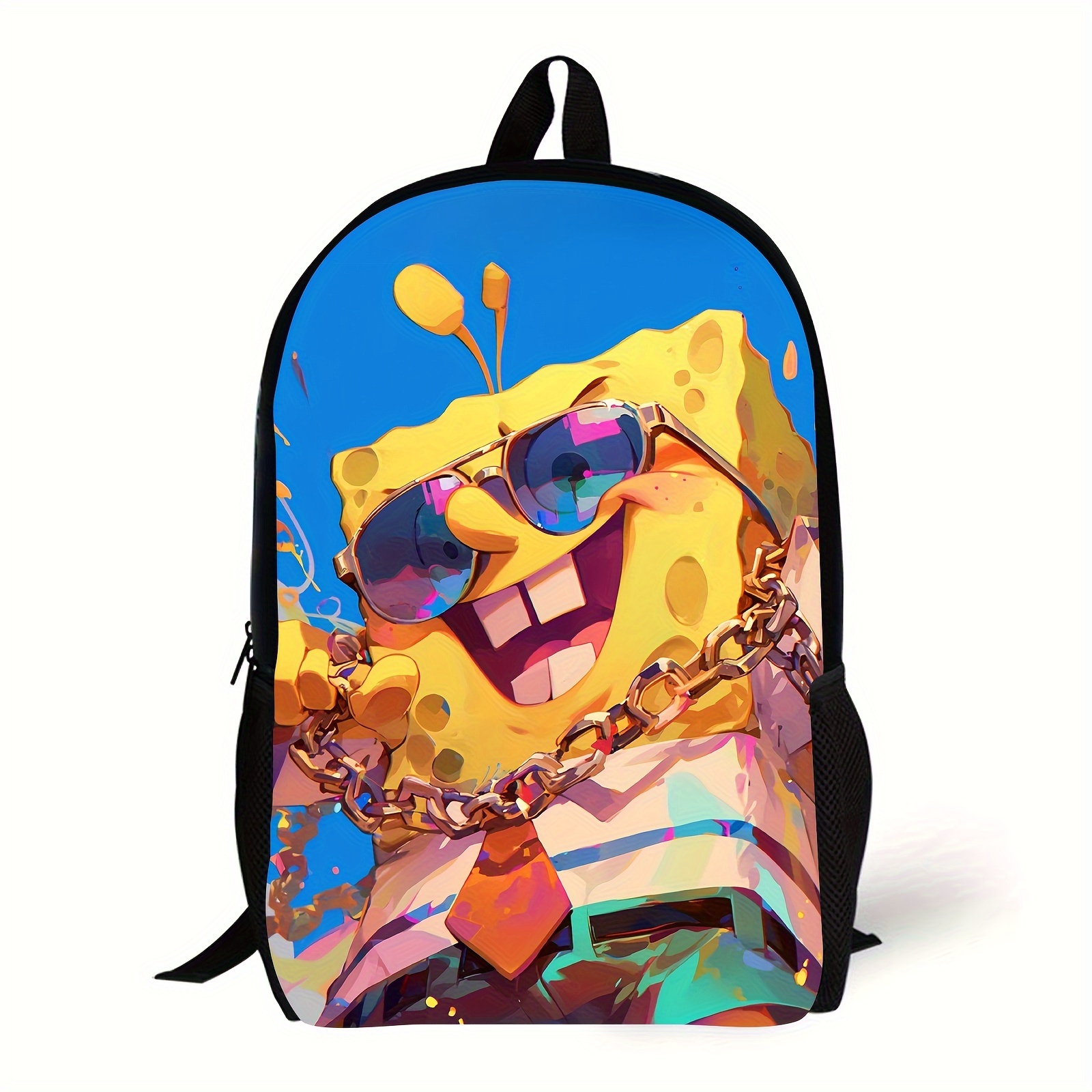 

Cartoon Print Backpack: Lightweight Travel Knap, Casual Laptop Schoolbag - Men's Fashion Backpack - Street Style - Hand Wash Or Dry Clean - Suitable For Outings - No Power, No Rechargeable Batteries