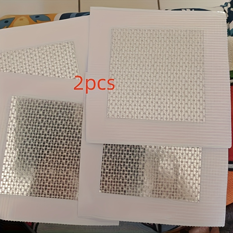 TEMU Home Improvement > Paint & Wallpaper > Painting Supplies & Tools > Wall Repair Products 2pcs Wall Repair Kit! Self-adhesive Fiberglass Mesh Wall