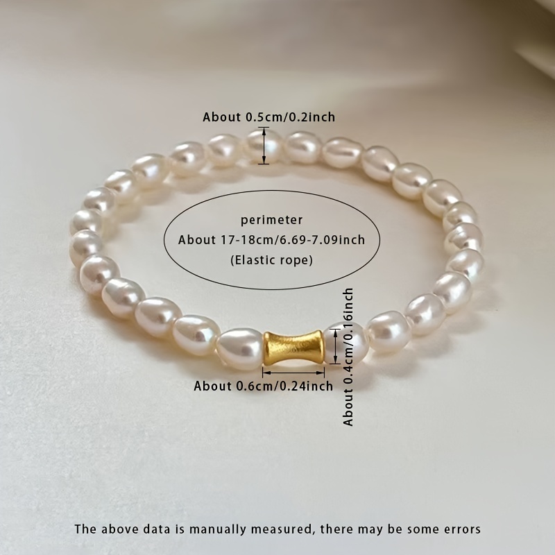 Diemi June Birthstone Freshwater Pearls Bracelet