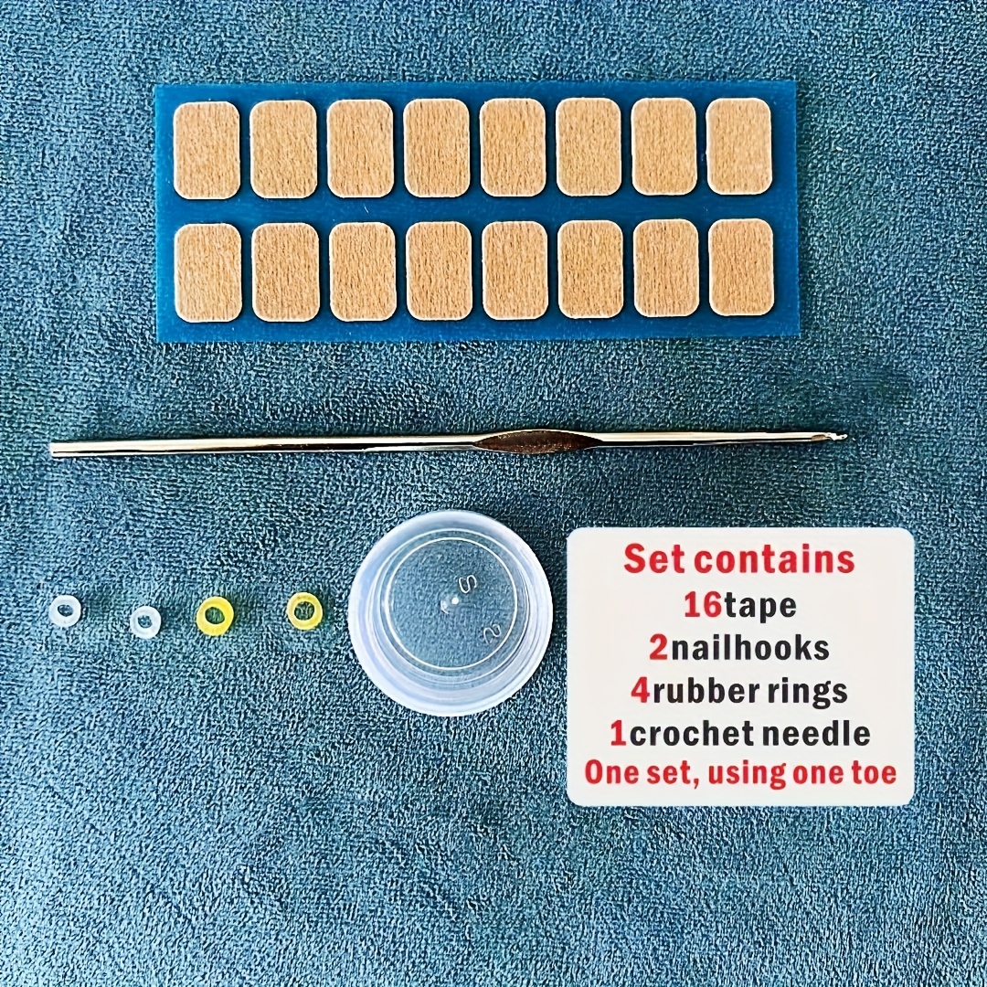 Professional Ingrown Toenail Correction Kit - Complete Set With Corrector, Lifter, And Protective Pad For Ingrown Nail Care, Compact For Comfortable Use Without Irritation