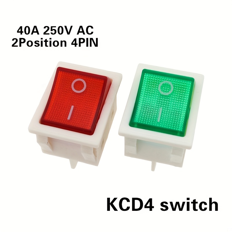 KCD4 Rocker Switch ON-OFF 2 Position 4 Pins 6 Pins Electrical Equipment