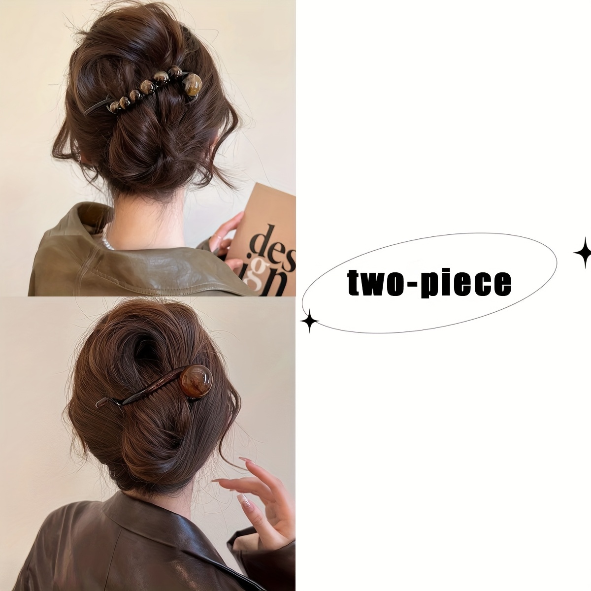 E-shop Haarnadel Damen neuer Retro Twist Haarspange, einfache Haarnadel, geeignet für den täglichen Gebrauch