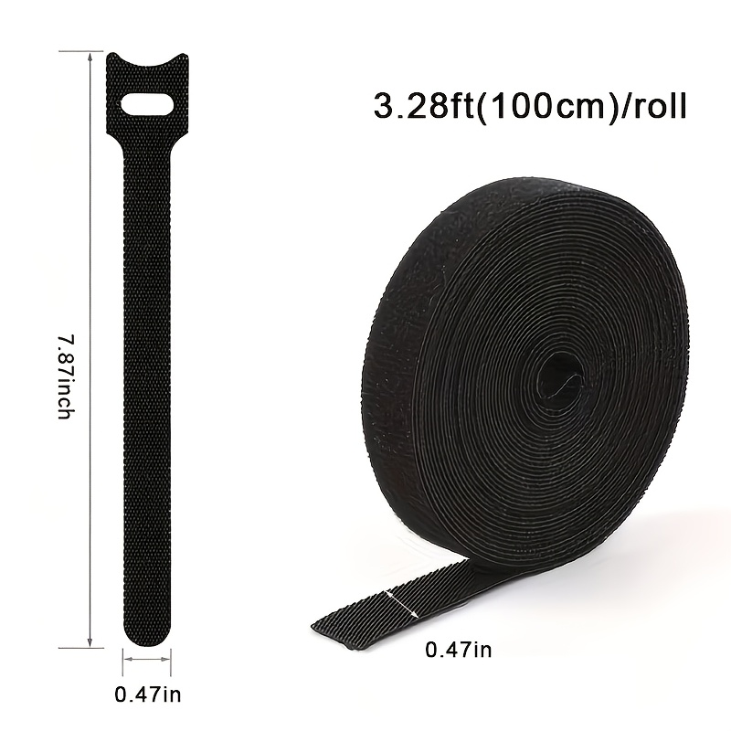 106pcs Nylon Fabric Fastening Tapes & Cord Labels Set