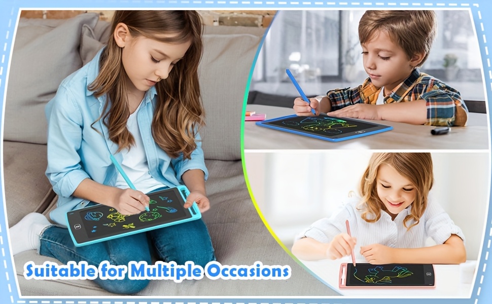 8.5 Inch LCD Writing Tablet, Electronic Drawing Writing Board, Erasable Drawing Doodle Board, Doodle Pad Toys for Youngsters Adults Learning & Education