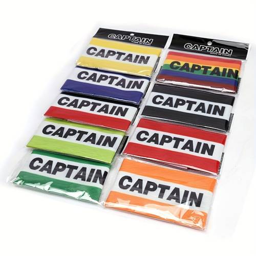 artikel foto aanvoerdersband voor voetbalteam voor volwassenen, verbrede captain-voetbalwedstrijdband, gestreepte kleurrijke omvouwbare rekbare band