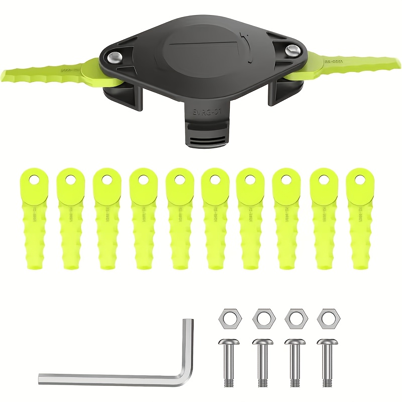 TEMU Trimmer Head Kit - Replacement For 18v, 24v & 40v Trimmers - Includes 1 Head + 10 + 4 Parts - Fits Ry40200, 40021, 24200, - -in Installation