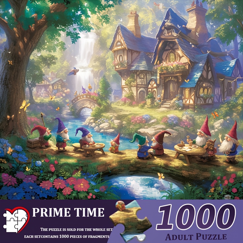 

-1000pcs Puzzle, Fun Family Game Adult Puzzle, Suitable For Home, Living Room And Office Decoration, Diy Gift For Day, New Year And Easter. Large Puzzle Suitable For Adults 50cm*70cm/19.7in*27.5in