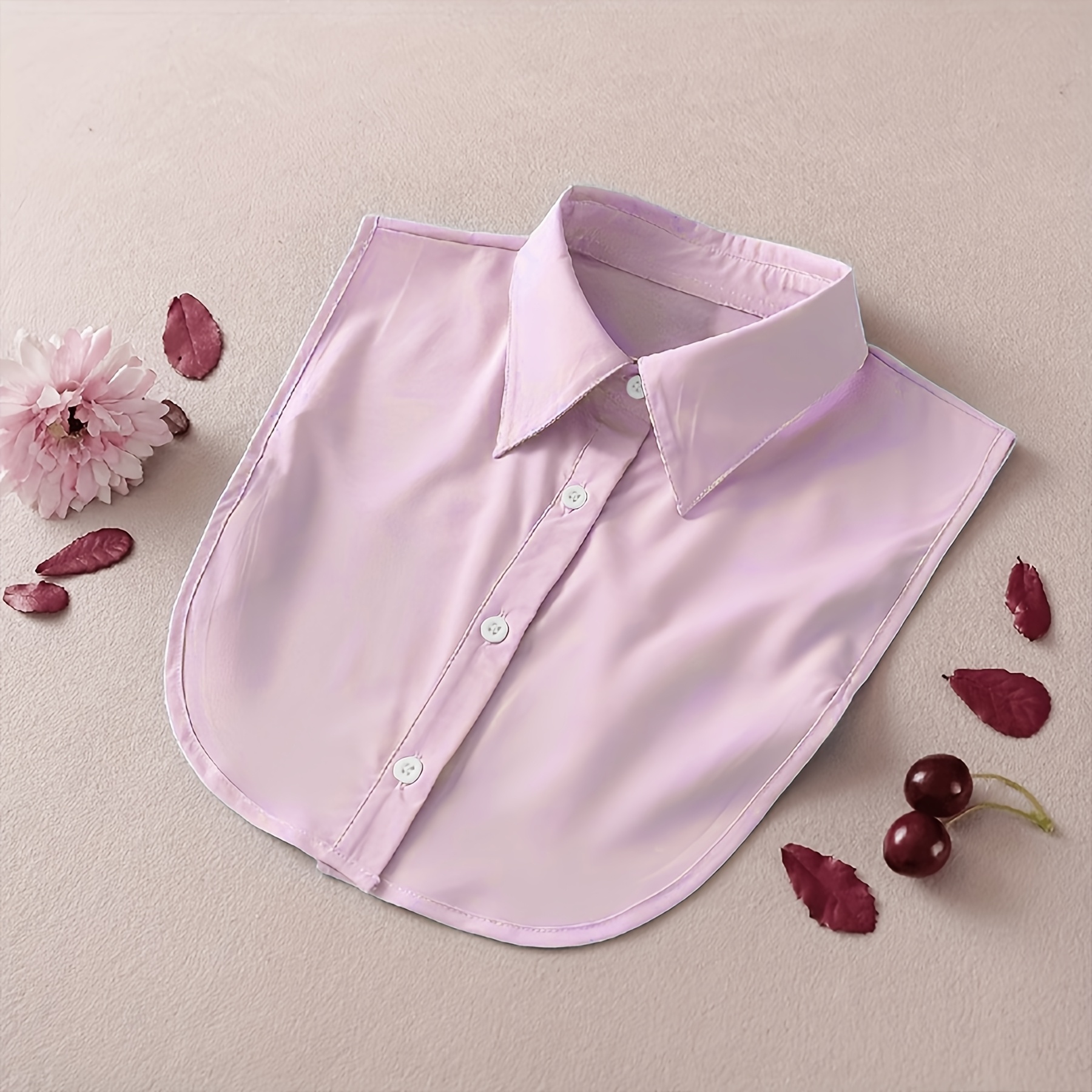 Detachable False Collar with Pointed Design, Multi-functional