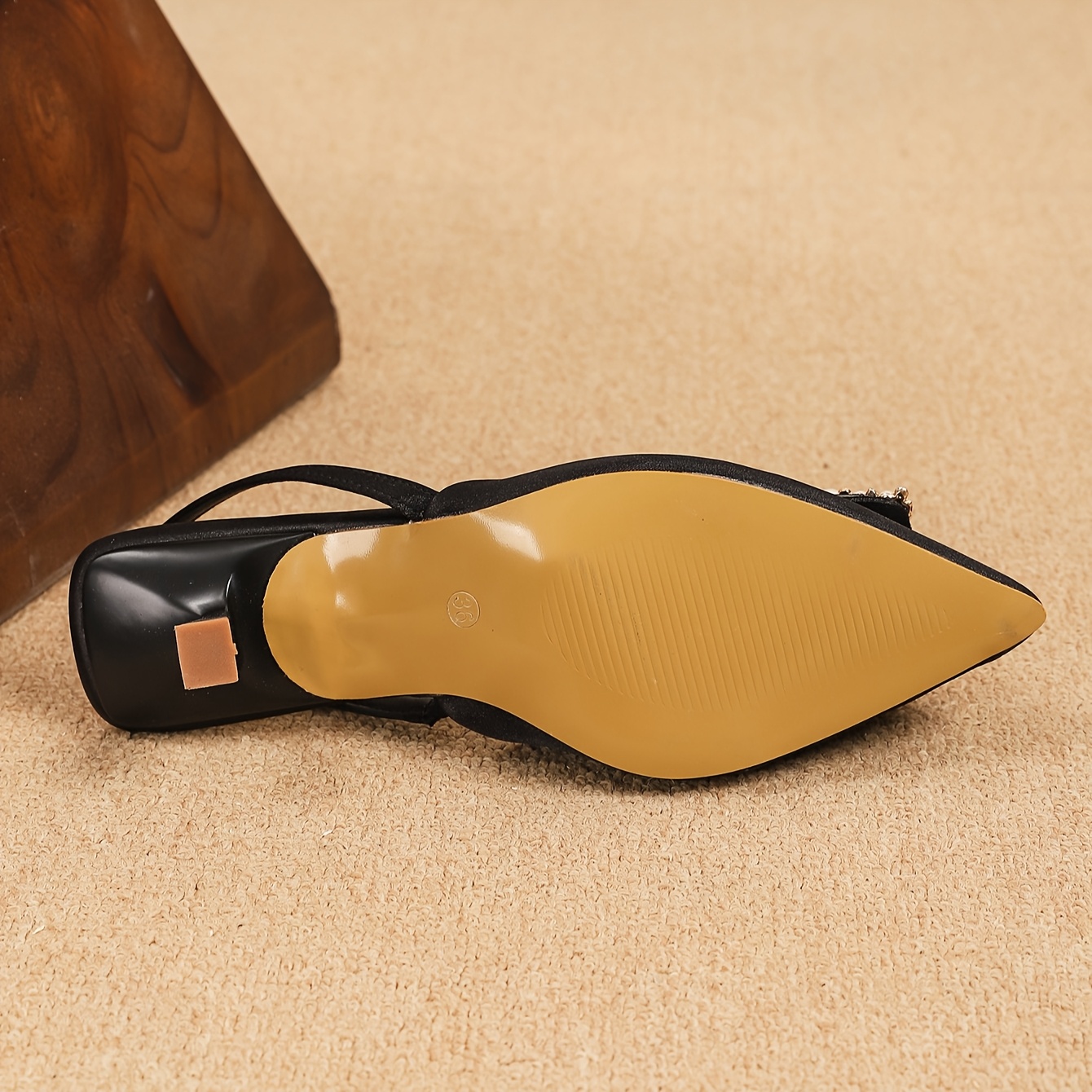 womens elegant dorned pointed toe dress shoes Temu United Arab