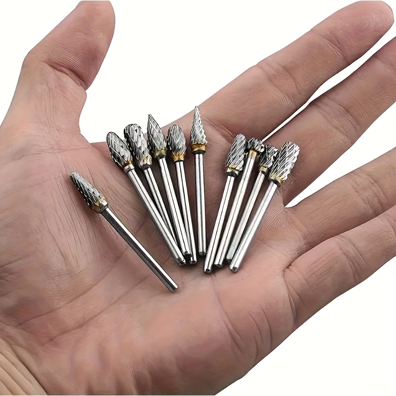 

10pcs Set - For Engraving & , 1/8" - Steel For Wood, Metal,