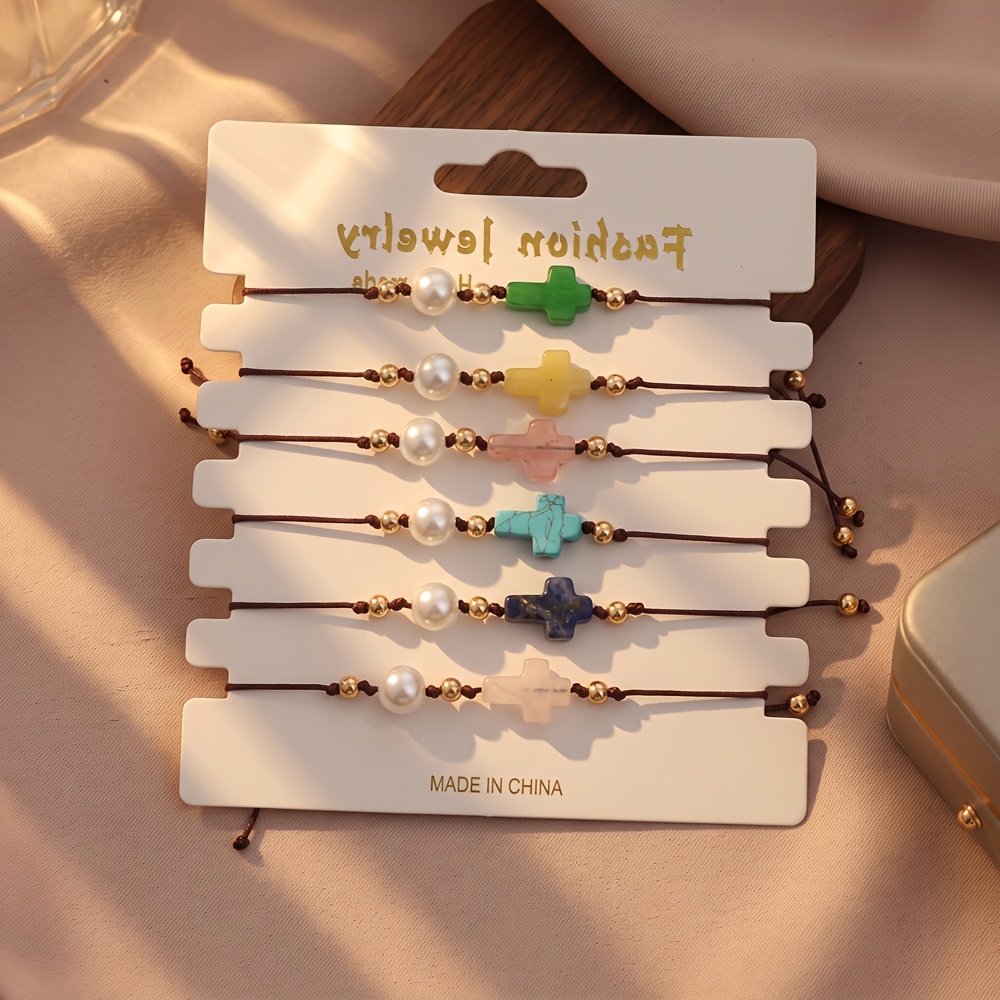 6pc Women's Bracelet and Bangle Set, Multi-Color