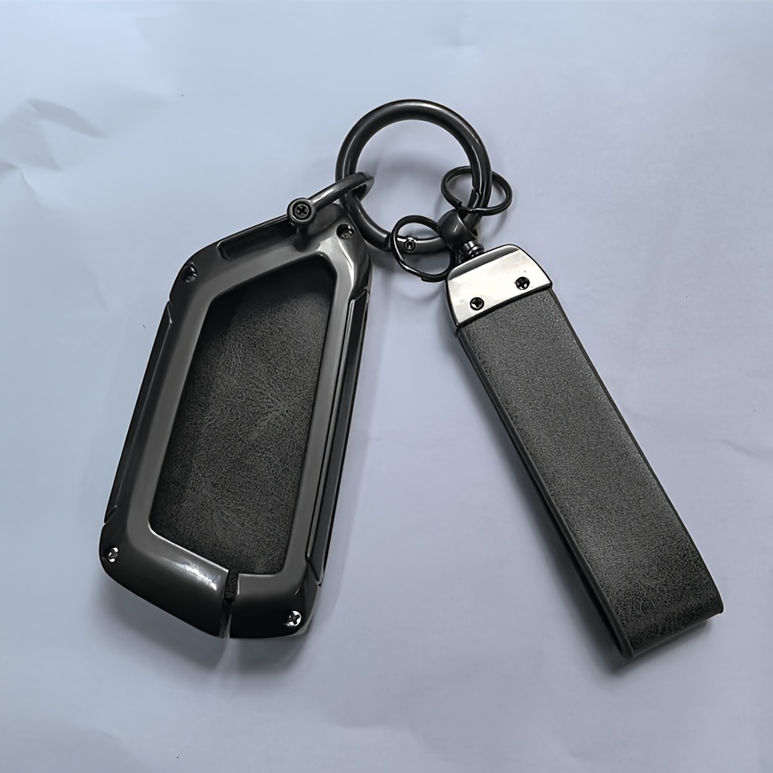 Image of Tpu Alloy Tpu Car Key Case Full Cover Shell For Vw Volkseagen Golf 8 Mk8 Octavia Mk4 2020-2024 Key Chai