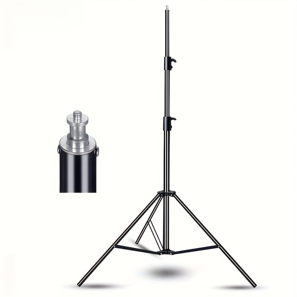 TEMU 2.8m 9ft Photography Heavy Duty Light Stand Tripod For Studio Softbox Photo Flash Light