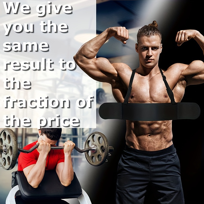 Arm Blaster - Biceps & Triceps Strength Training Machine, Great for Bicep Curl Support & Isolation